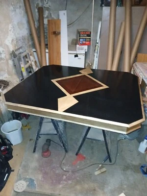 Antigua mesa de comedor restauración Foto 1 de 3