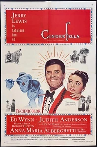 Cinderfella ORIGINAL US One Sheet Film Poster Jerry Lewis Norman Rockwell 1960 - Picture 1 of 11