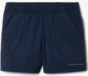 Columbia Girls Shorts Omni Navy Blue Sz M-Youth - Picture 1 of 2