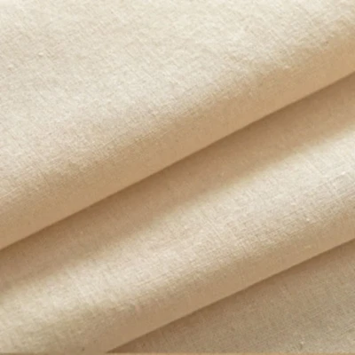 Natural Cotton Calico Fabric 0.3mm Thick Smooth Weave By The Metre - 152cm Wide - Image 1 of 3