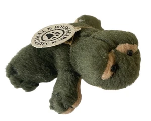 Boyds Bears T. F. Wuzzies Rana Peluche Micro Mini con Etiqueta de Papel - RARO DIFÍCIL DE ENCONTRAR - Imagen 1 de 7
