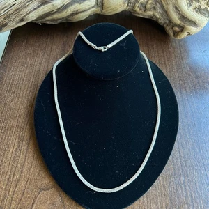 Vintage 925 Italy silver rope chain necklace - Picture 1 of 7