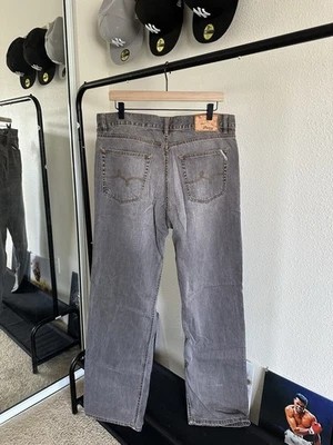 Pantalones de mezclilla bordados holgados Y2K LRG Foto 1 de 4