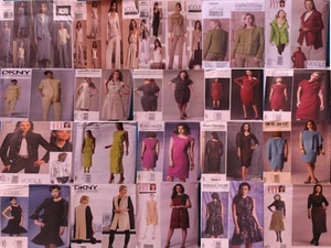 Diseñador Vogue patrones de costura sin cortar Tu elección vestidos pantalones trajes faldas. (A) - Imagen 1 de 41