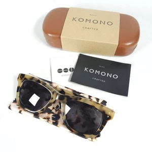 Komono Sonnenbrille The Allen 51-21-145. Schildpatt Gestell graue Gläser  - Bild 1 von 18