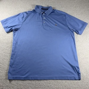 Polo Ralph Lauren Logo Poloshirt Blau Herren Größe 2XLT - Bild 1 von 7