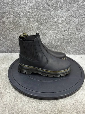 Dr Martens Chelsea Boots Womens Size 7 Embury Soft Toe Work Black Leather Ankle - Image 1 of 4