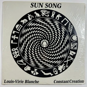 LOUIS VIRIE BLANCHE Sun Song LP MINT SEALED RARE 1982 PRIVATE PRESSING JAZZ FUNK - Picture 1 of 2