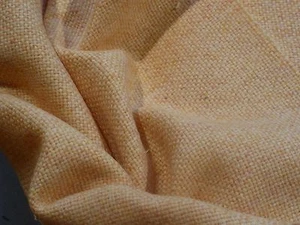 Traje/chaqueta pesada de lana 100 % estambre moteada en tonos amarillo mantequilla cremosa - Imagen 1 de 4