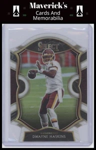 Dwayne Haskins 2020 Panini Select Concourse White Prizm Die Cut Commanders - Picture 1 of 2