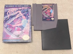 Vintage 1990 Skate or Die 2 Nintendo Nes w/ BOX - NO MANUAL - Picture 1 of 2
