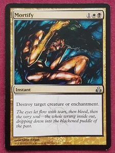 Magic The Gathering GUILDPACT MORTIFY white/black card MTG - Picture 1 of 2