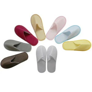Unisex House Slippers Hotel Travel SPA Slippers Anti-slip Folding Indoor Slipper - Picture 1 of 20