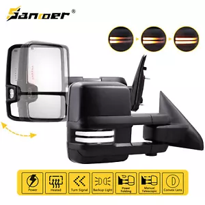 New Power Fold Tow Mirrors For 2009-2018 Dodge Ram 1500 2500 Switchback Signals - Bild 1 von 11