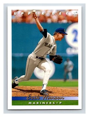 1993 Upper Deck #338 Erik Hanson - Image 1 of 2