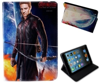 For iPad Pro 9.7 - iPad 9.7 - iPad Air 1-2 Hawkeye Marvel Superhero Case Cover - Image 1 of 4
