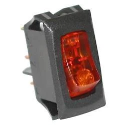 Painless Performance 80414 Mini Rocker Switch Amber - Image 1 of 3