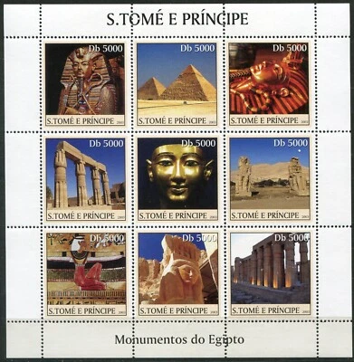 SAO TOME_003 2003 Egypt birds FAUNA SHEET MNH - Image 1 of 2