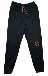 AIR JORDAN SPORT DNA HBR TRICOT SWEATPANTS JOGGER BLACK INFRARED CV2747 EUC - Picture 1 of 11