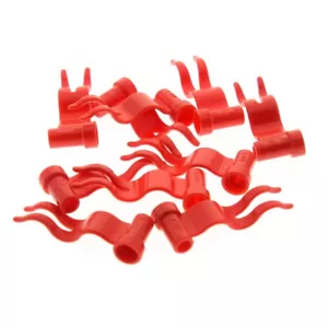 10x Lego Fahne 4x1 Welle links rot wehende Flagge Banner 449521 4495a - Bild 1 von 1