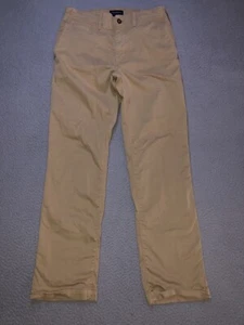 Pantaloni American Eagle Uomo 30X30* Marrone Tan Khaki Dritti Chino Flex Elasticizzati - Foto 1 di 13