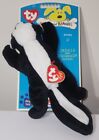 Ty Bow Wow Beanies - STINKY the Skunk 11" Crinkle/Squeak Toy NEW with MINT TAGS