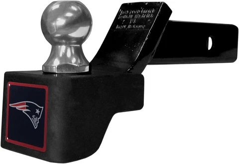 NFL New England Patriots Trailer Hitch Ball Receiver Cover Shin Leg Guard Rubber Cover