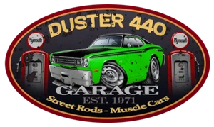 Plymouth Duster 440 Garage Sign Wall Art Graphic Sticker - Picture 1 of 4