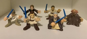 Lot Of (6)Hasbro Star Wars Galactic Heroes PLO KOON/Obi Wan/Anakin +2 READ - Picture 1 of 10
