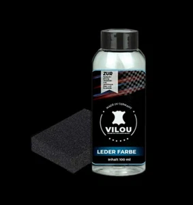 100ml BMW Lederfarbe Lederfresh schwarz für Leder montana von "VILOU" - Picture 1 of 11
