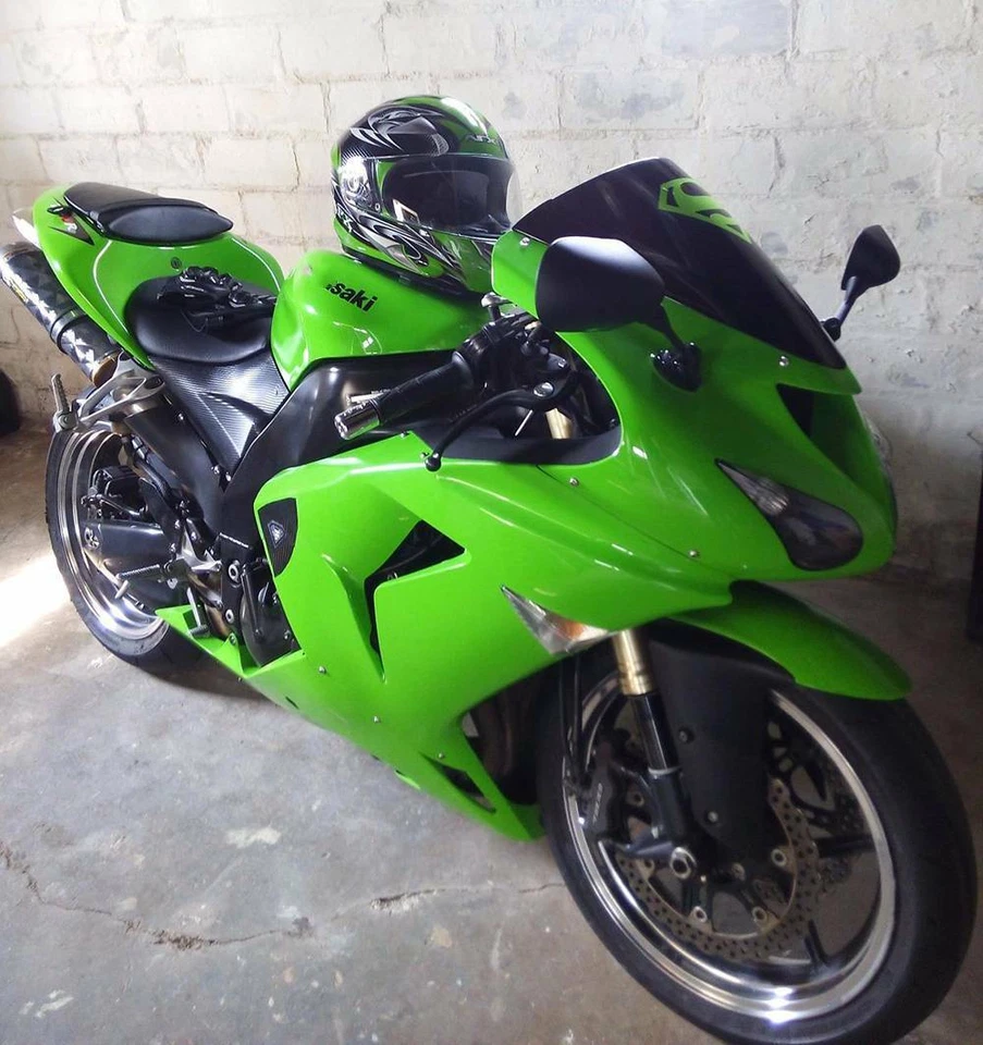 Rearview Mirrors for Kawasaki Ninja ZX6R ZX-6R ZX6RR 2005-2008 ZX10R 2004-2010 - Image 1 of 4