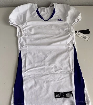 Тканая футболка Adidas для тренировок по футболу запас A1 J белая фиолетовая GG7404 мужская размер M - Изображение 1 из 4