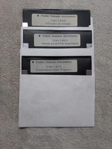 Disquetes de 5,25" de astronomía de dominio público para Apple II - Imagen 1 de 7