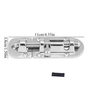 316 Stainless Steel Marine Boat Door Latch Window Lock Slide Latch 110X38mm - Picture 1 of 4