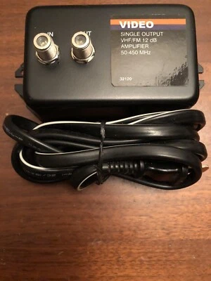 GEMINI SINGLE OUTPUT VIDEO AMPLIFIER 32120 12dB VHF/FM 50-450MHz NEW - Image 1 of 2