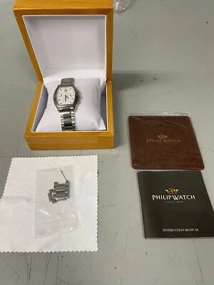 PHILIP WATCH  CHRONOQUARTZ 8271965025 50M w/r  NEW IN BOX Rare - Image 1 of 2