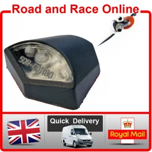 LED Number Plate LIGHT Small E marked Black 12v Fit Many YAMAHA Motorcycles - Picture 1 of 8