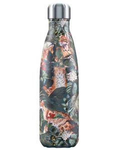 Chilly`s Leopard Tropical Edition, Stainless Steel Thermal Bottle 750ml - Picture 1 of 2
