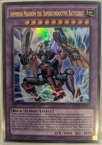 YuGiOh Imperion Magnum the Superconductive Battlebot Ultra Rare 1stEd SDMY-EN041 - Picture 1 of 1