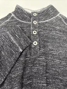 Tommy Bahama Sweater Mens Large Sport Scrimmage Snap Sweatshirt 1/4 Snap Navy - Picture 1 of 5
