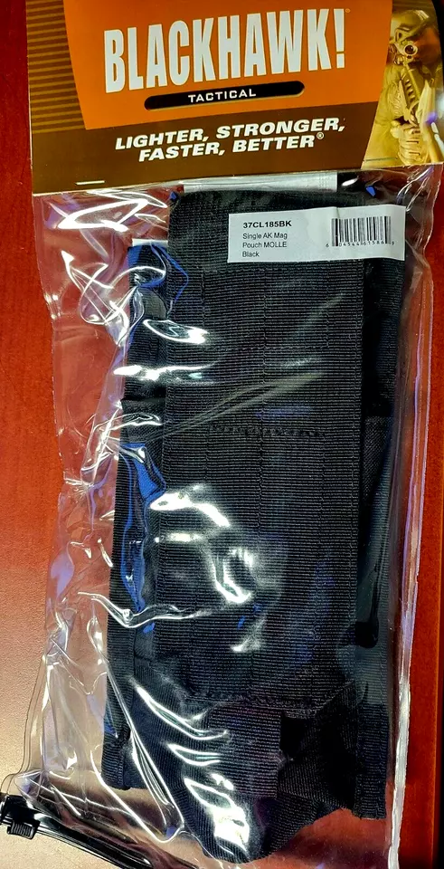 Blackhawk 37CL185BK Single Mag Tactical Pouch MOLLE Black EK - Image 1 of 1