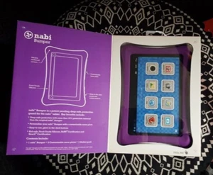 Nabi 2 Tablet Spersonalizowane etui na zderzak Fabrycznie nowe w pudełku - Fioletowe - Oferty Witamy - Zdjęcie 1 z 3