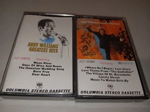 Andy Williams Cassettes Greatest Hits Vol.1 and 2 - Picture 1 of 10