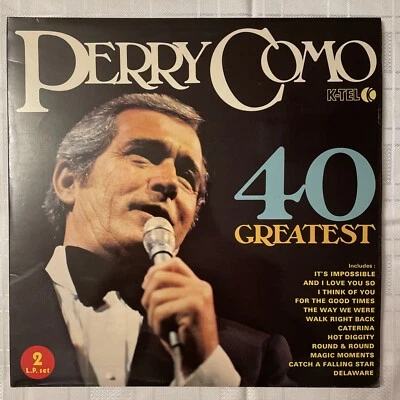Perry Como 40 Greatest Vinyl LP. (2LP SET) 1976 - NE 700/2 . No Scratches Ex/con - Image 1 of 4