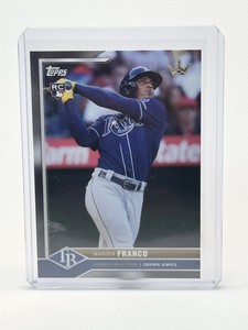 2022 Topps x Bobby Witt Jr. Crown Collection Wander Franco Rookie RC #1 TB Rays
