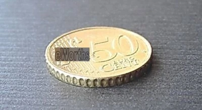 Double Sided EURO 50 CENT COIN with AMAZING  MENTALISM  coin trick illusion - Image 1 of 2