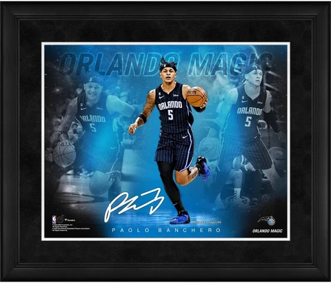 Paolo Banchero Orlando Magic Framed 16" x 20" Stars of the Game Collage Cover