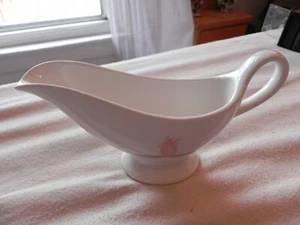 Rare, Luxor Mayer China, Canada, Gravy Boat Pitcher, Peach Flower Pattern - Picture 1 of 4