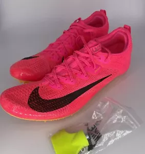 New Nike Men's Zoom Superfly Elite 2 Track Spikes Pink CD4382-600 Lot Size 10.5 - Picture 1 of 8
