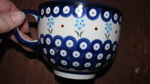 *Boleslawiec Tazza da caffè latte in ceramica polacca 18 oz MULTIPLA DISPONIBILE - Foto 1 di 8